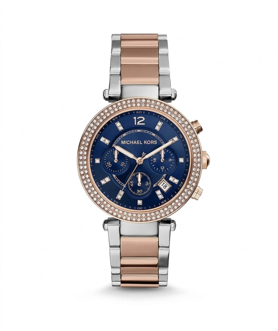 Michael Kors Parker Chronograph Two-Tone Women's Watch