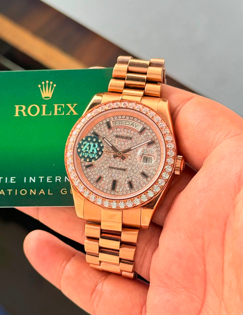 Rolex oyster-perpetual Rosegold