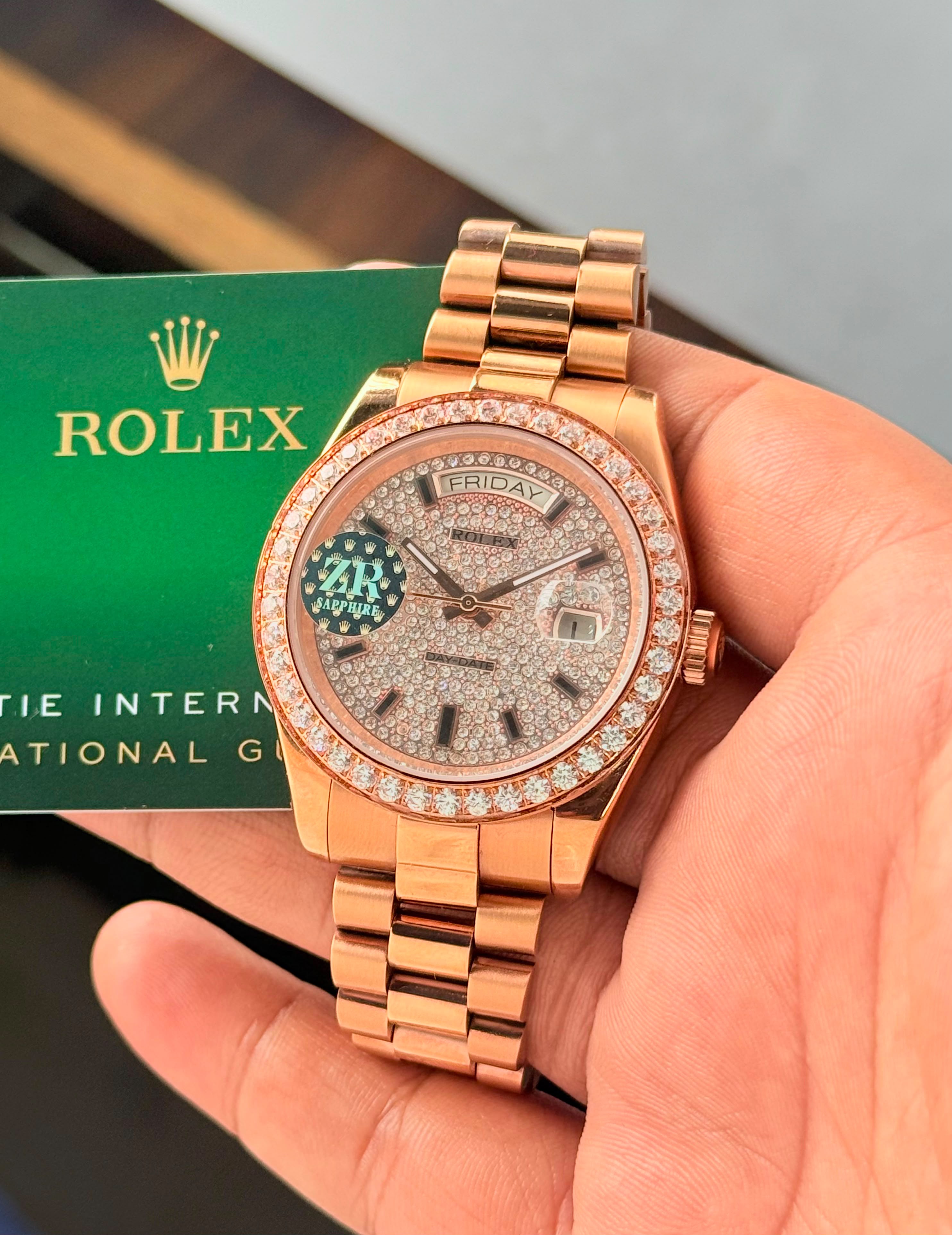 Rolex oyster-perpetual Rosegold
