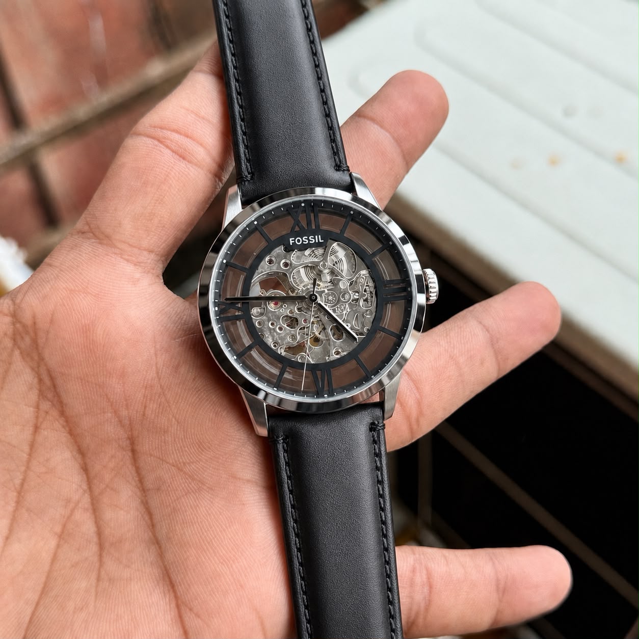Fossil Townsman Automatic Watch (Model ME3098).