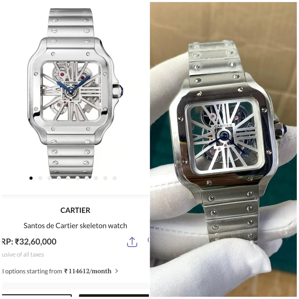 Cartier Santos Skeleton