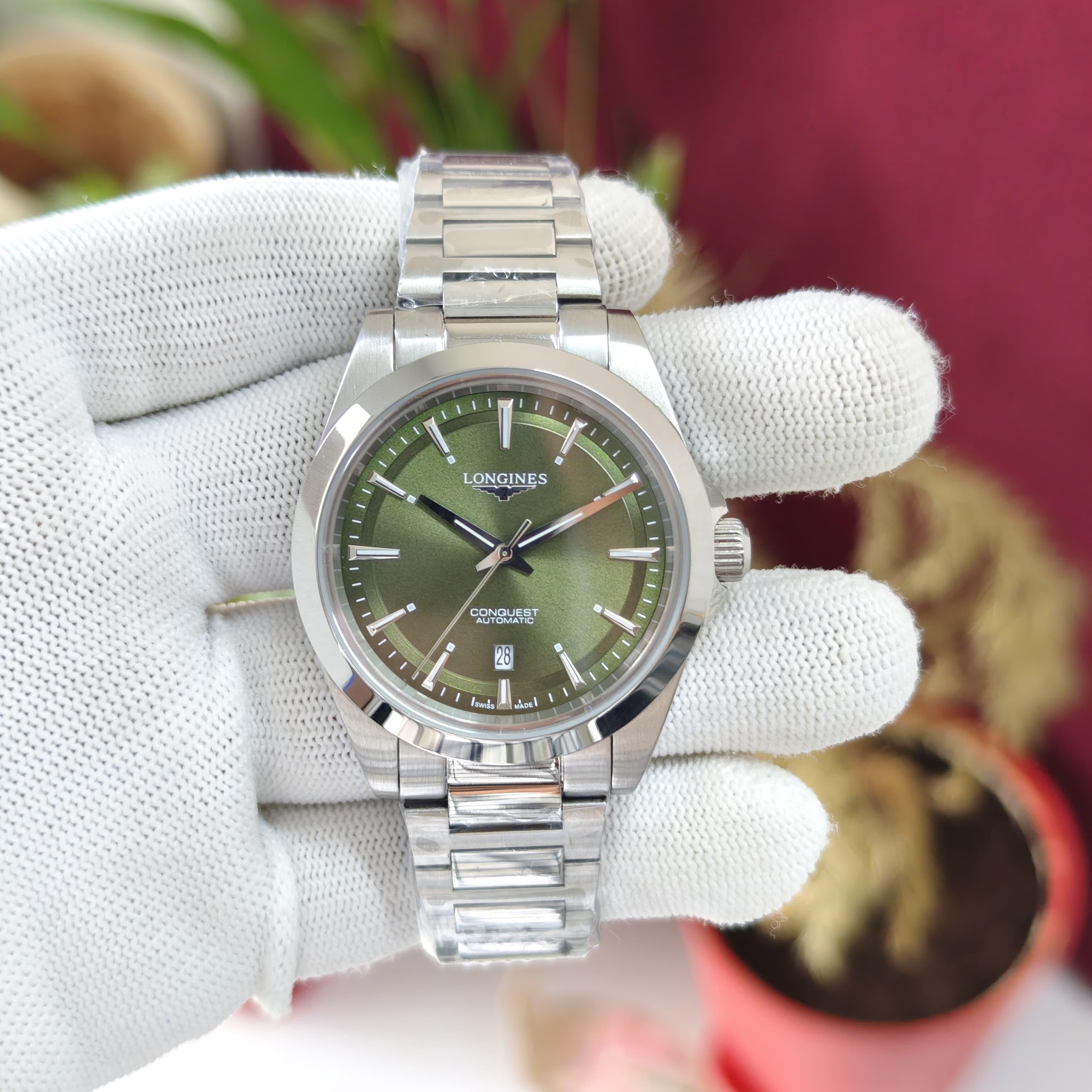 Longines Conquest Legacy Olive-Green