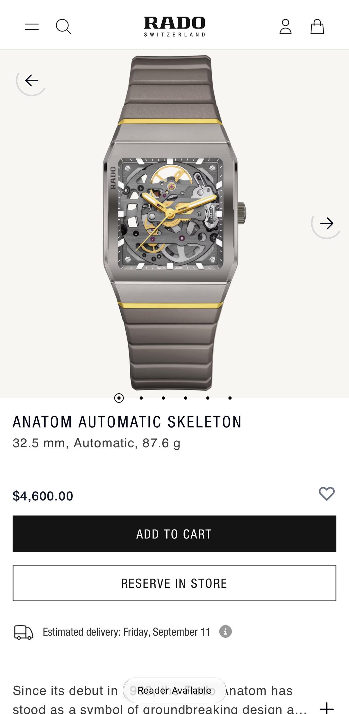 Rado Anatom Automatic