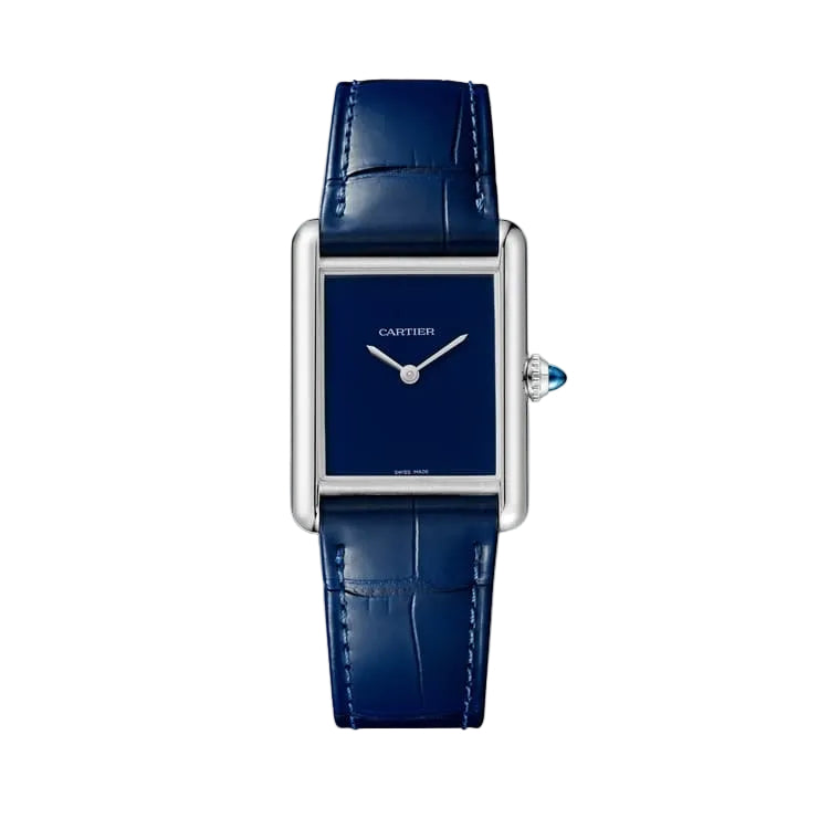 Cartier Tank Quartz Blue