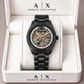 Armani Exchange Hampton Skeleton Automatic - ZypherPremium