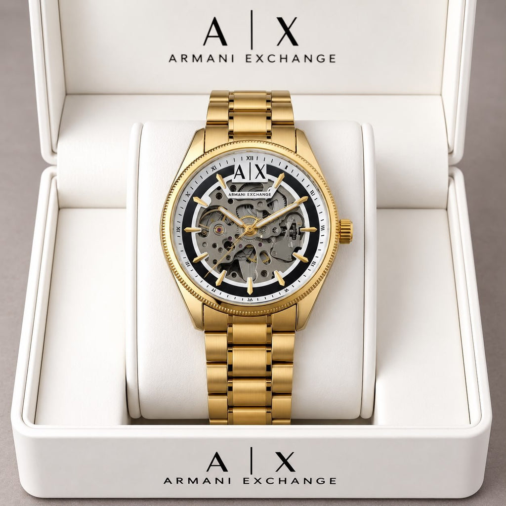 Armani Exchange Hampton Skeleton Automatic - ZypherPremium
