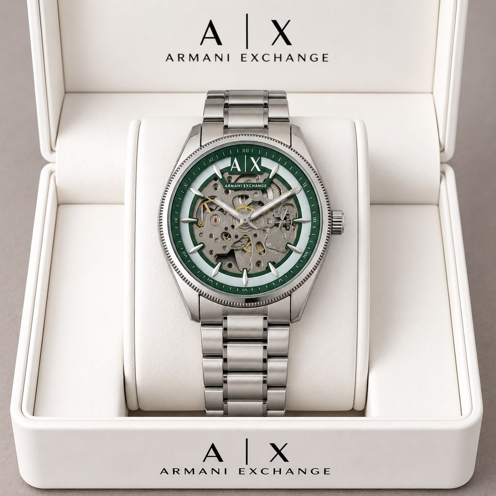 Armani Exchange Hampton Skeleton Automatic - ZypherPremium