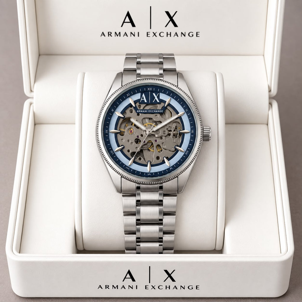 Armani Exchange Hampton Skeleton Automatic - ZypherPremium