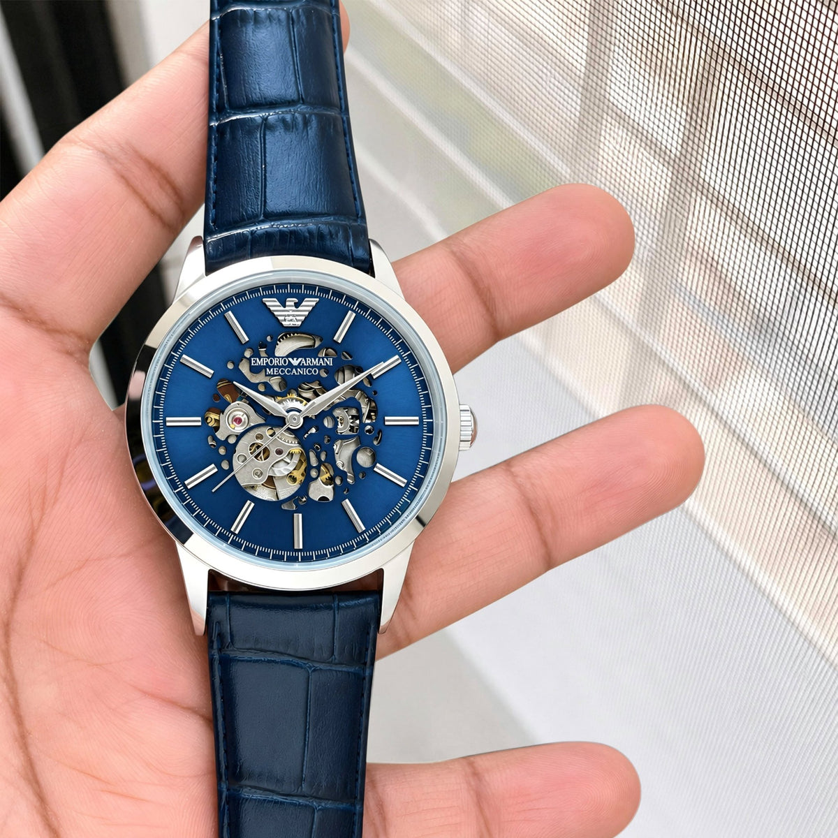 Armani Luigi Meccanico Automatic Watch - ZypherPremium