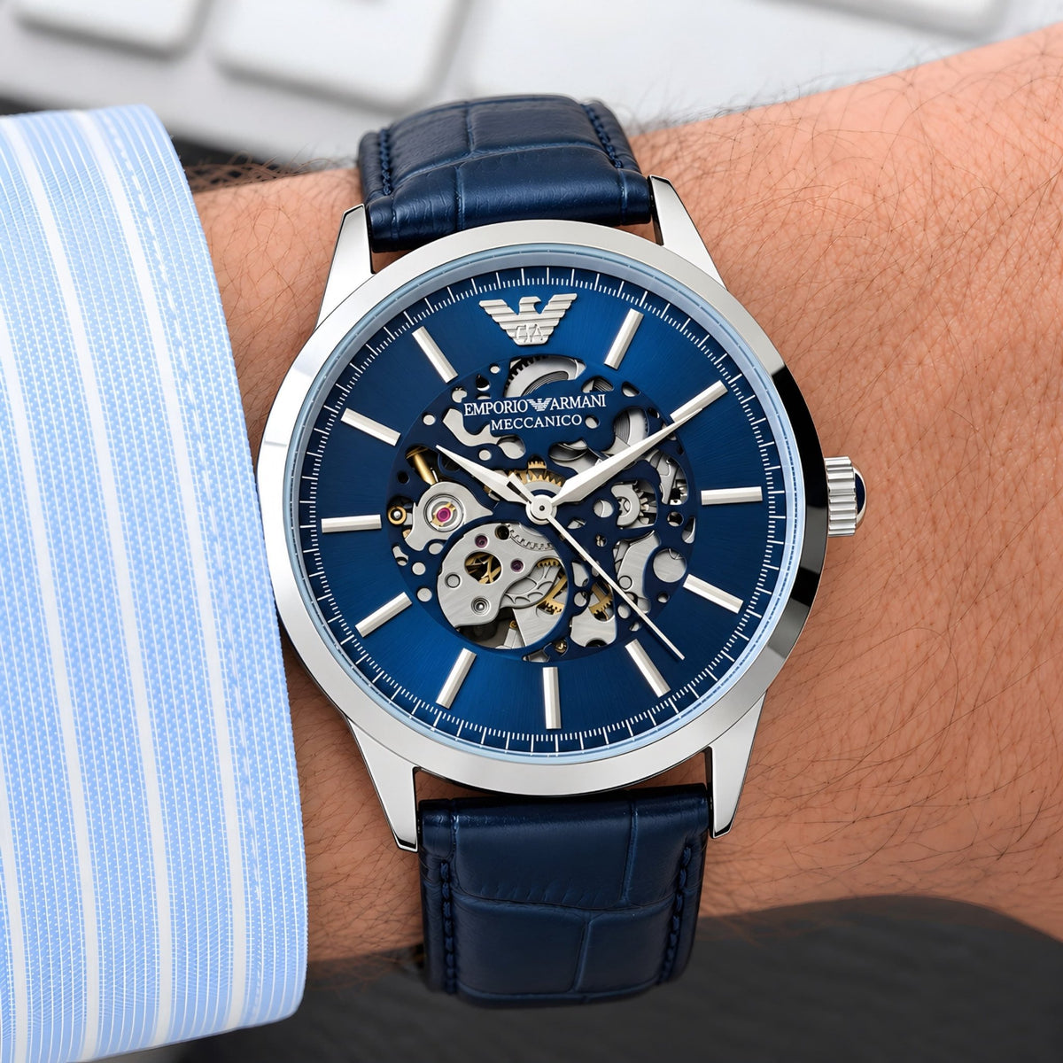 Armani Luigi Meccanico Automatic Watch - ZypherPremium