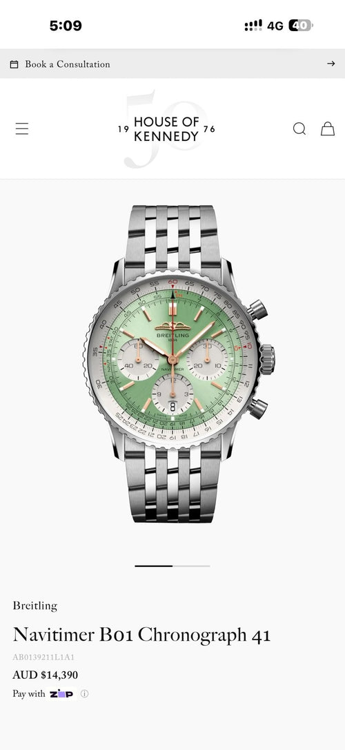 Breitling Navitimer B01 Chronograph 41. - ZypherPremium