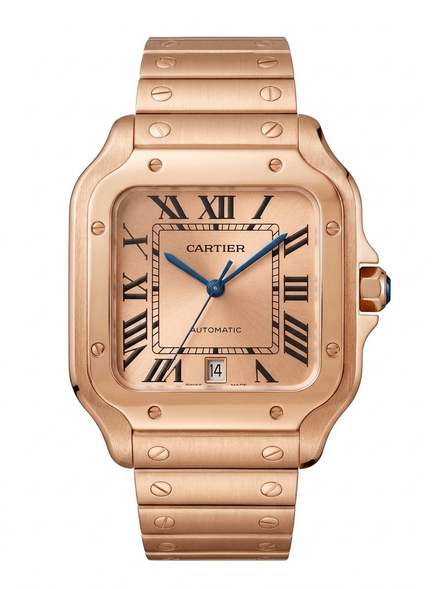 Cartier Santos (Rode-Gold) - ZypherPremium