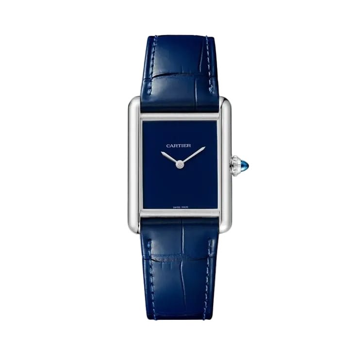 Cartier Tank Quartz Blue - ZypherPremium