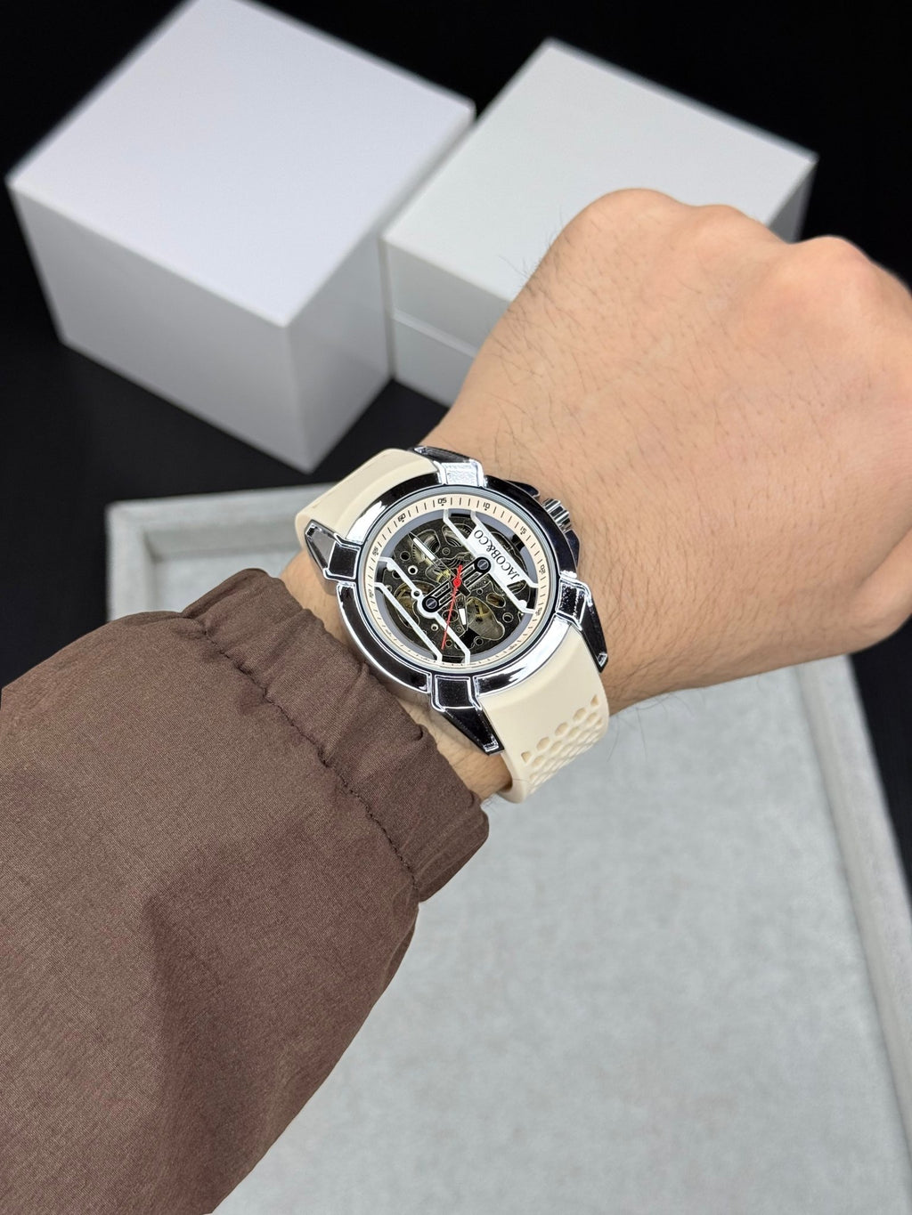 & Co. Epic X Skeleton Titanium White - ZypherPremium