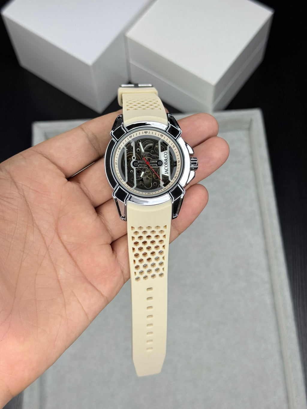 & Co. Epic X Skeleton Titanium White - ZypherPremium