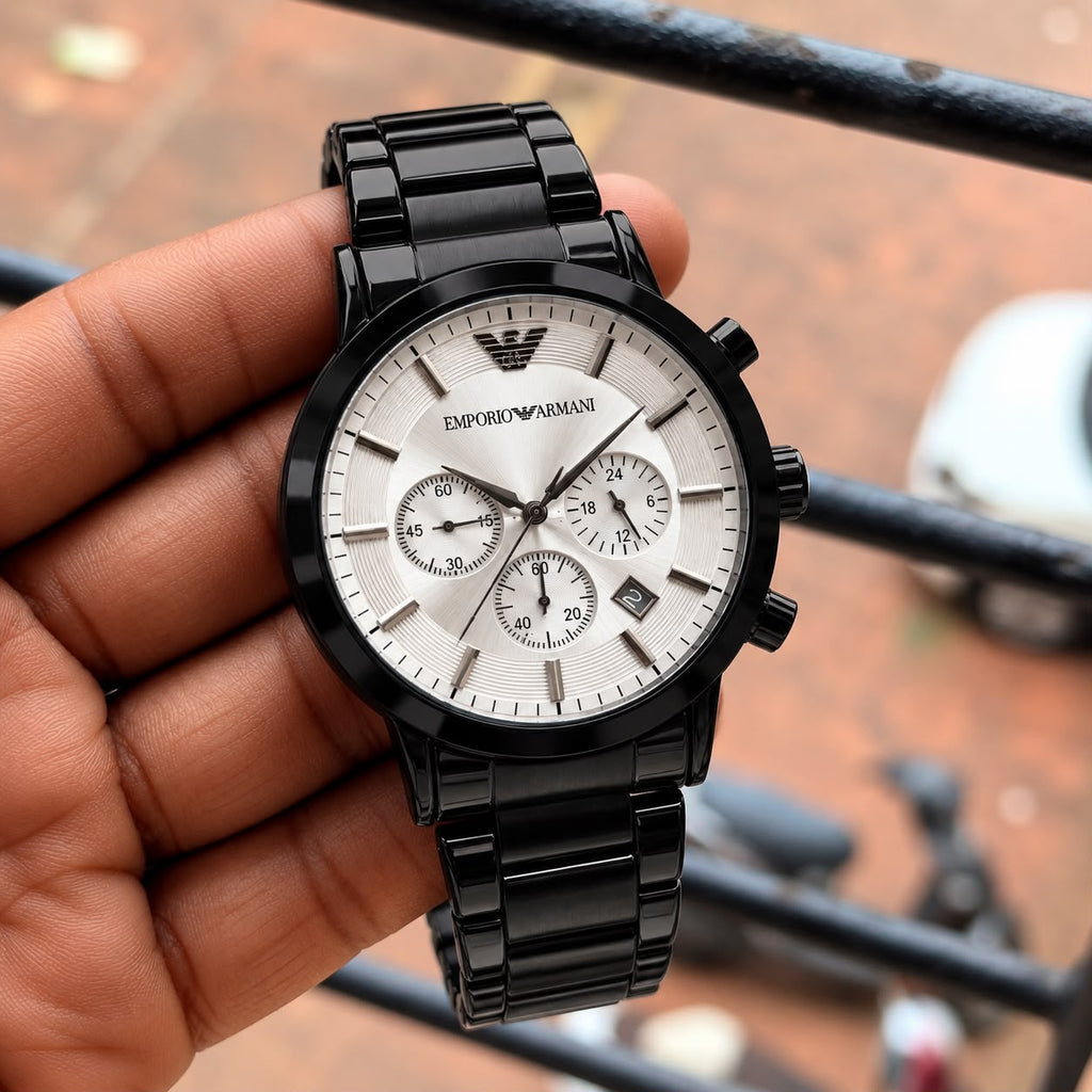 Emporio Armani Glowing Chronograph Watch. - ZypherPremium