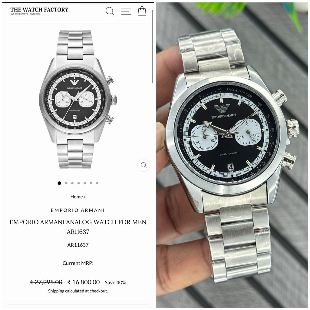 Emporio Armani Racer Chronograph - ZypherPremium