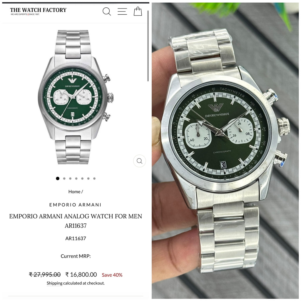 Emporio Armani Racer Chronograph - ZypherPremium