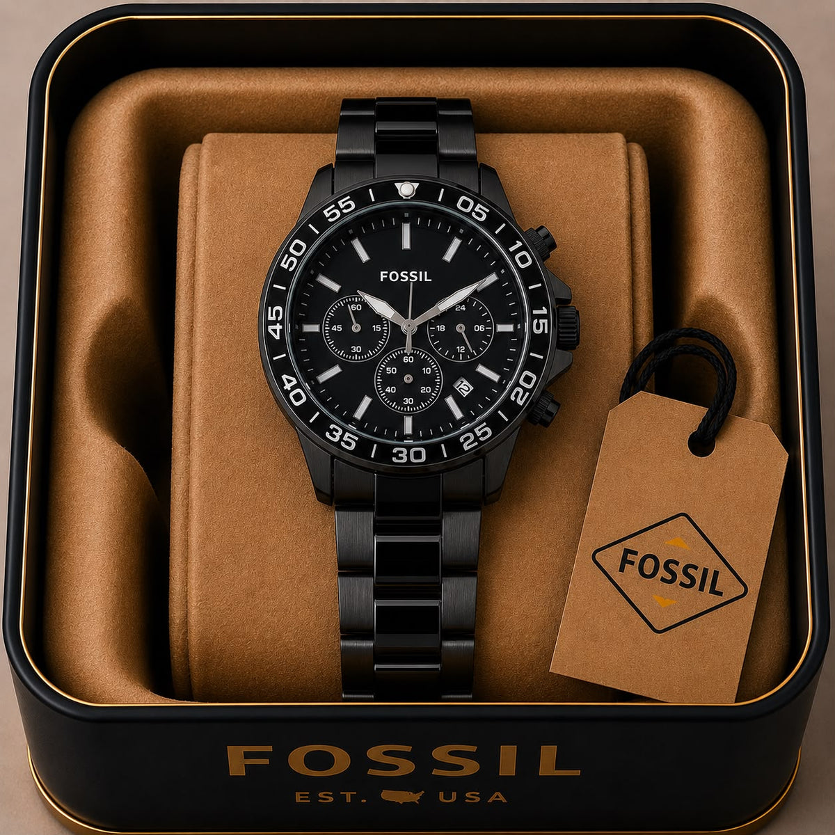 Fossil Bannon multifunction chronograph men's - ZypherPremium