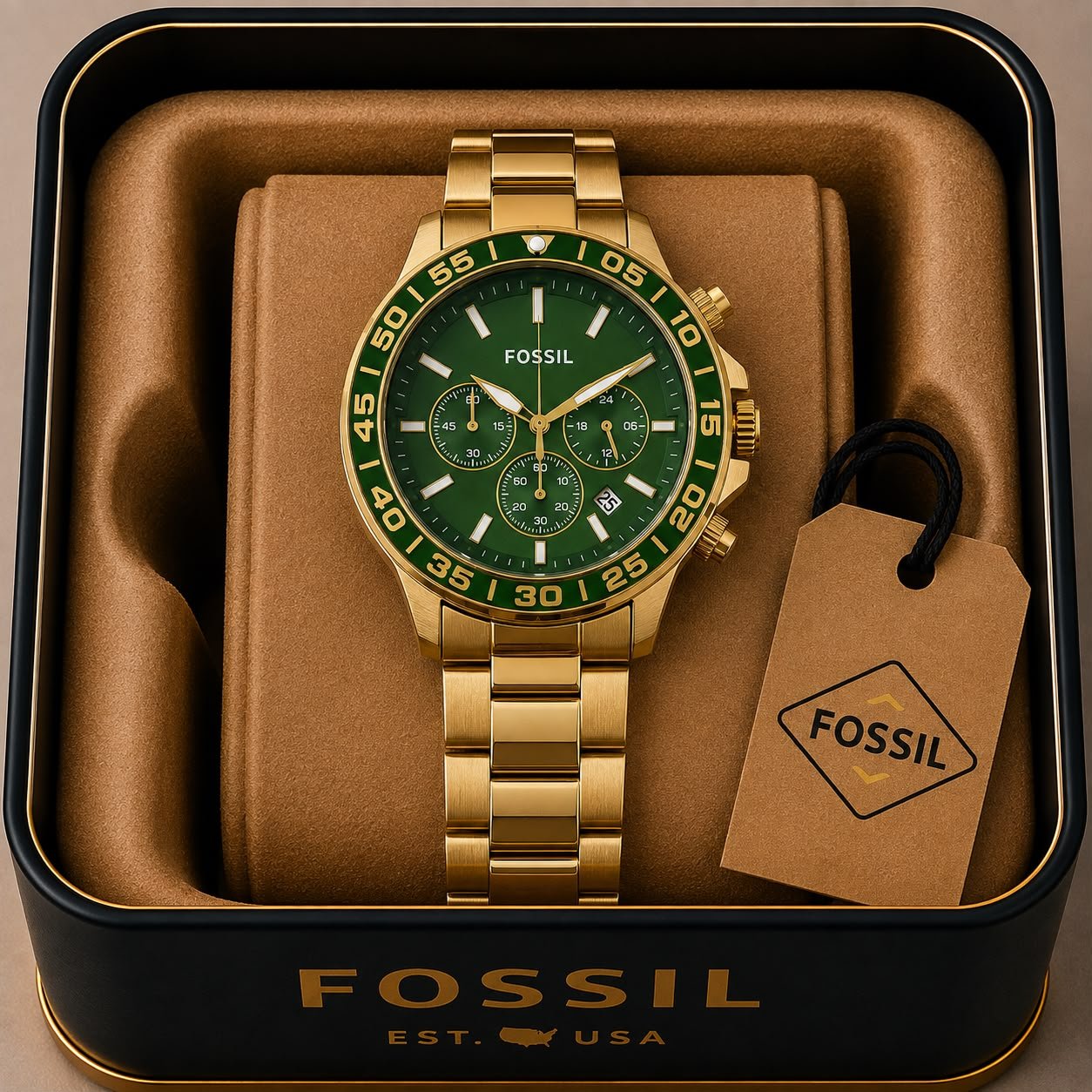 Fossil Bannon multifunction chronograph men's - ZypherPremium