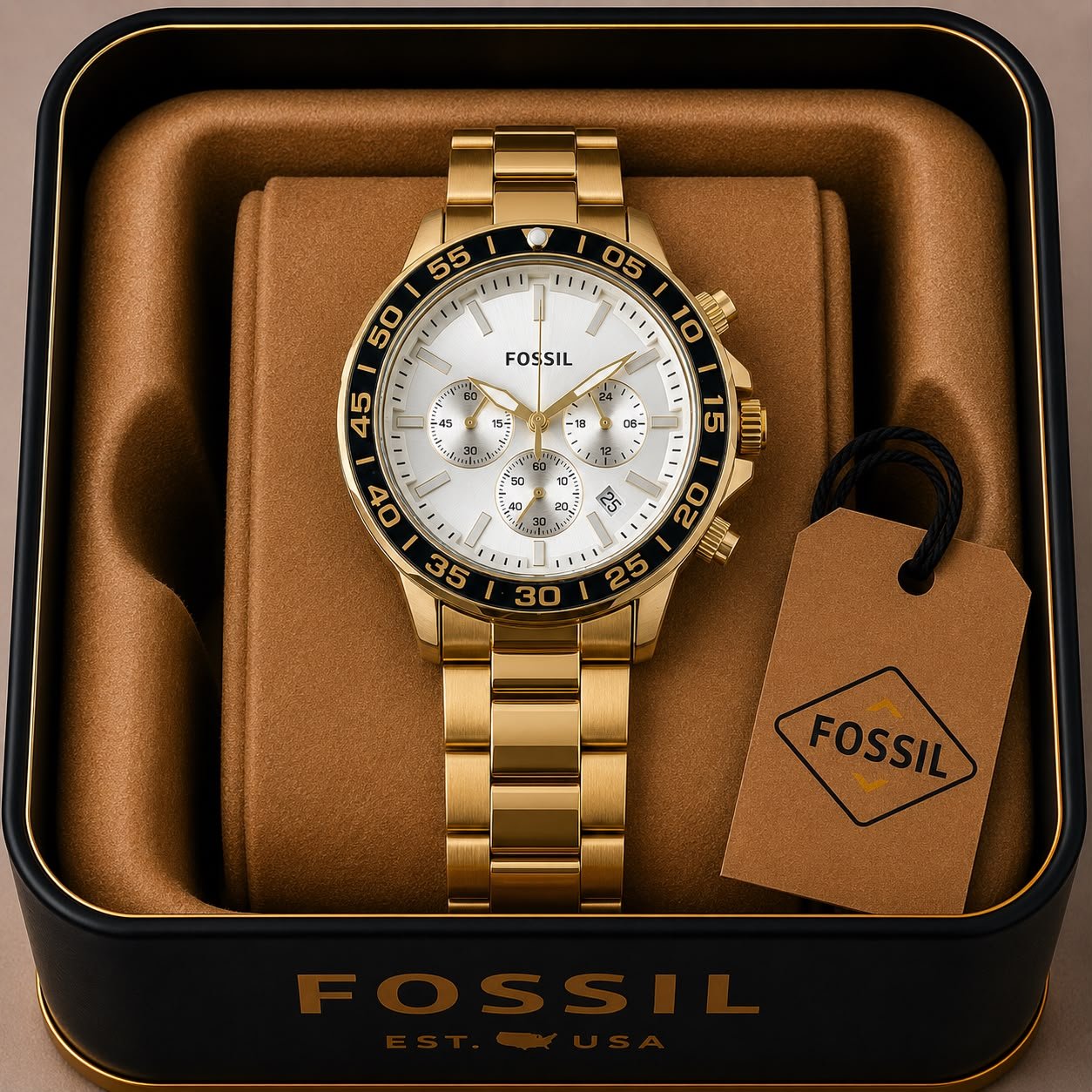 Fossil Bannon multifunction chronograph men's - ZypherPremium
