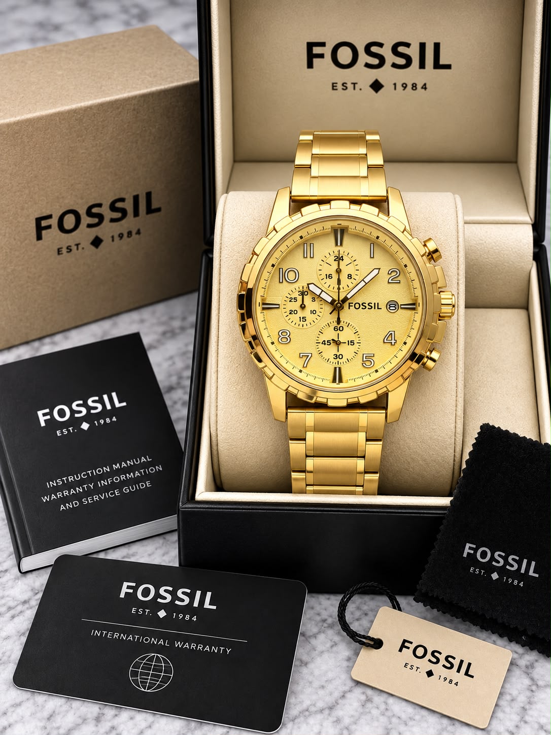 Fossil mens Chronograph - ZypherPremium