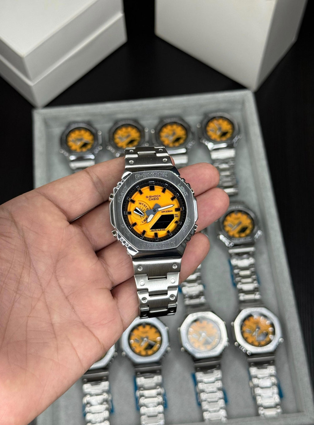 G-shock world time (yellow) - ZypherPremium