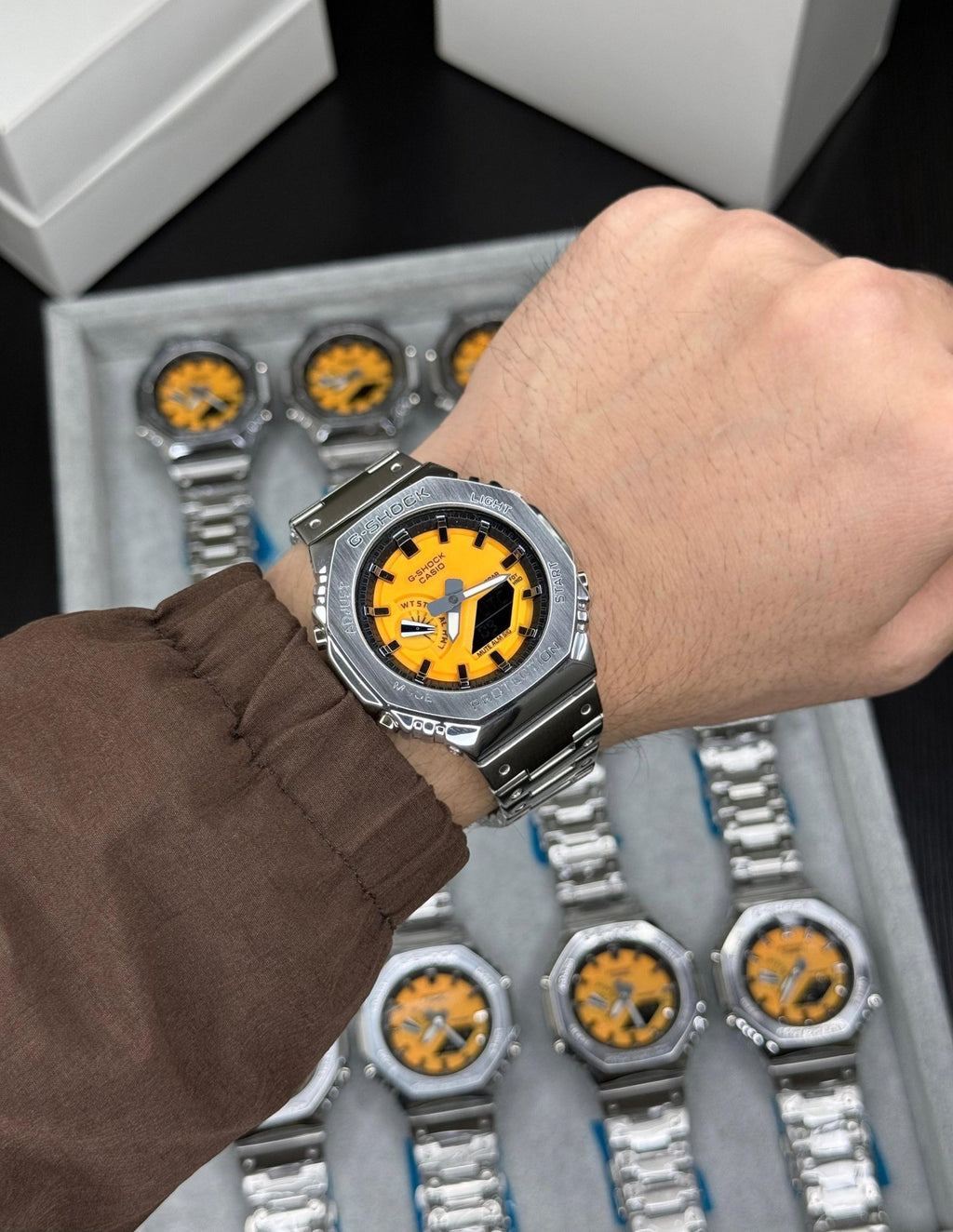 G-shock world time (yellow) - ZypherPremium