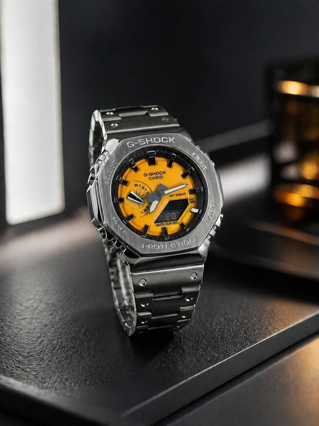 G-shock world time (yellow) - ZypherPremium