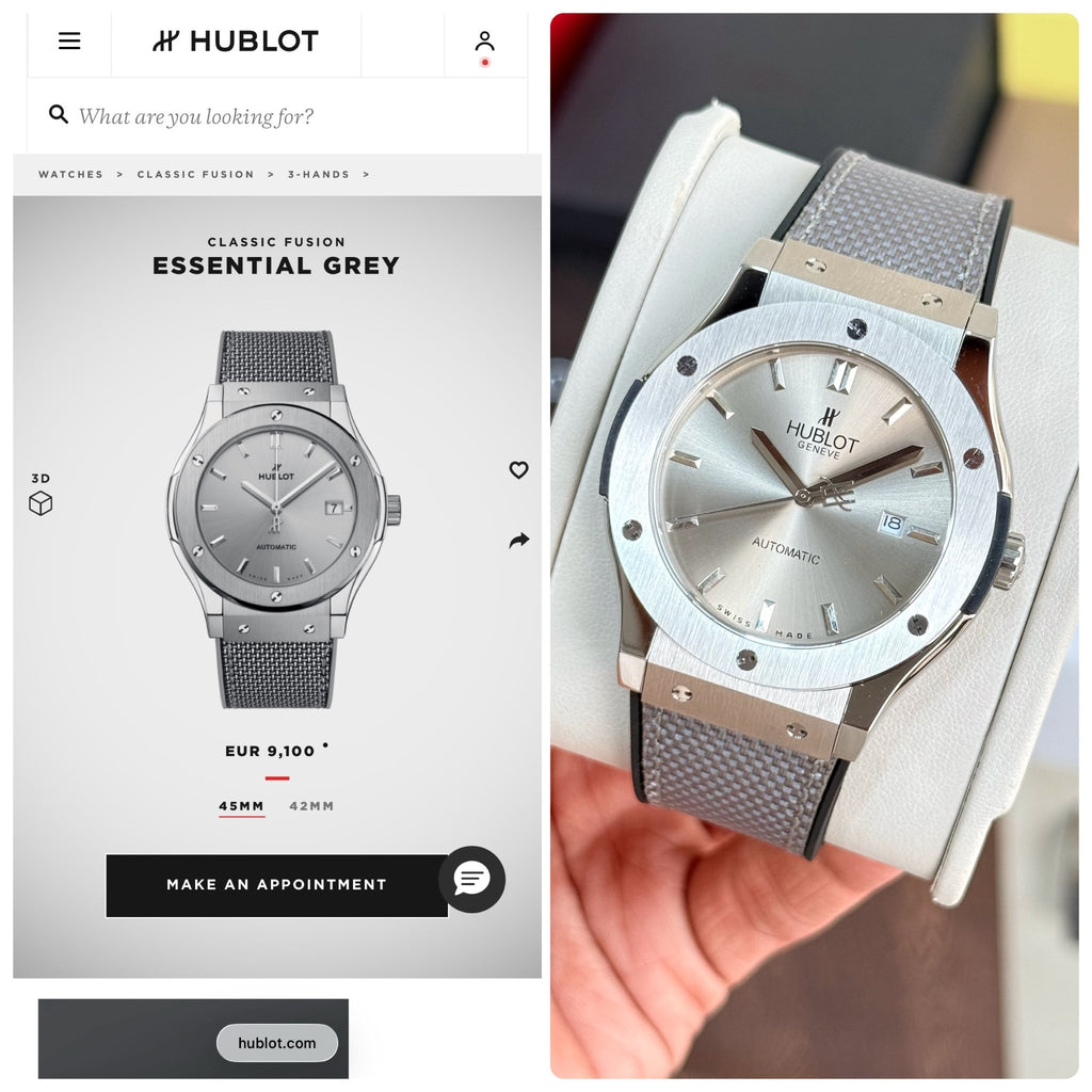 Hublot Classic Fusion Essential Grey - ZypherPremium