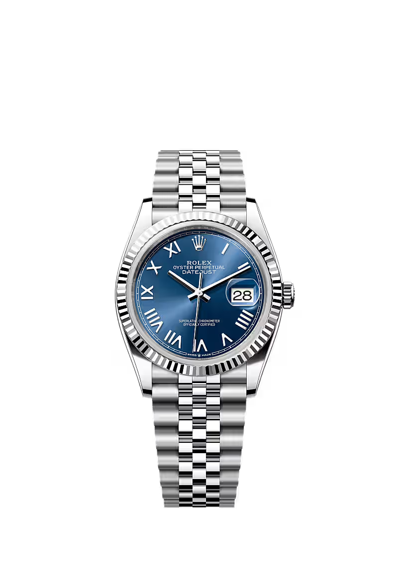Rolex Date-Just Blue