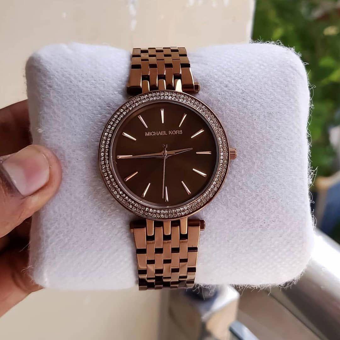Michael Kors Darci Rose Gold-Tone Watch - ZypherPremium