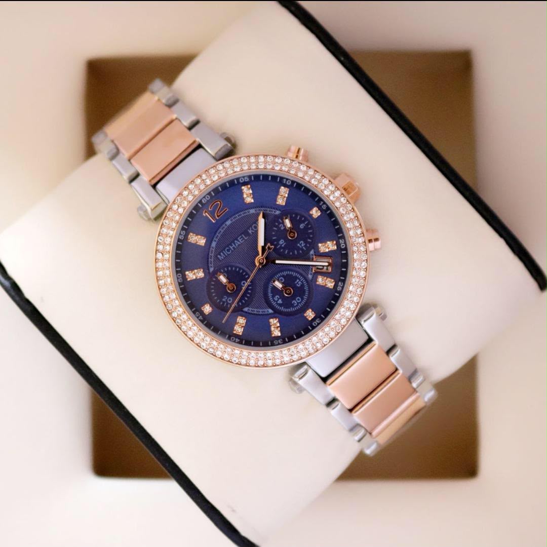 Michael Kors Parker Chronograph Two-Tone Women's Watch - ZypherPremium