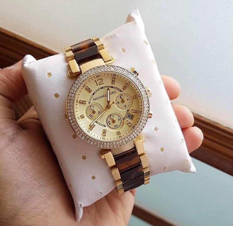 Michael Kors Parker Chronograph Two-Tone Women's Watch - ZypherPremium