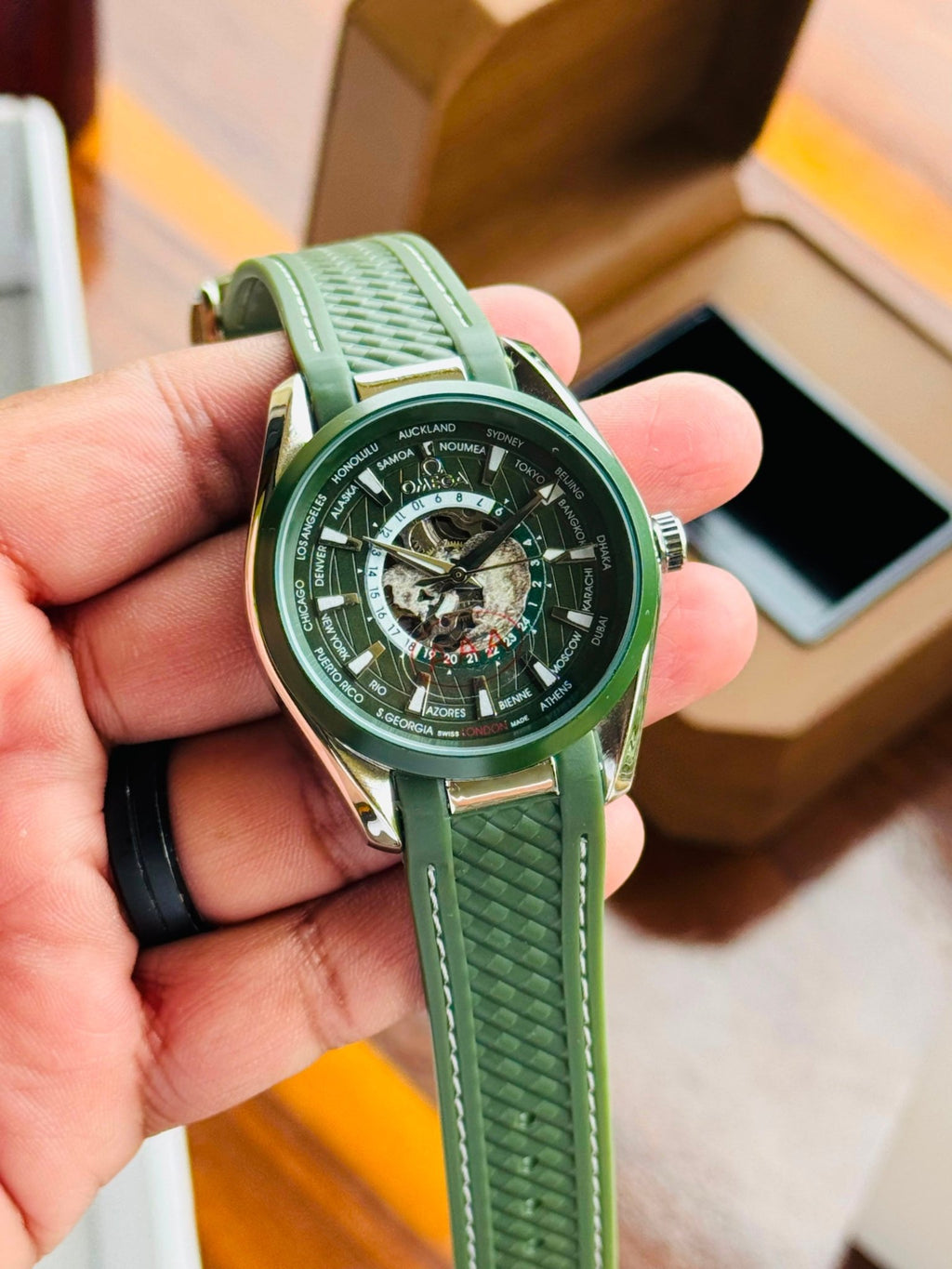 OMEGA Aquaterra seamaster World timer - ZypherPremium