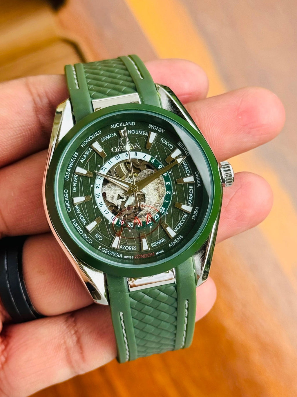 OMEGA Aquaterra seamaster World timer - ZypherPremium
