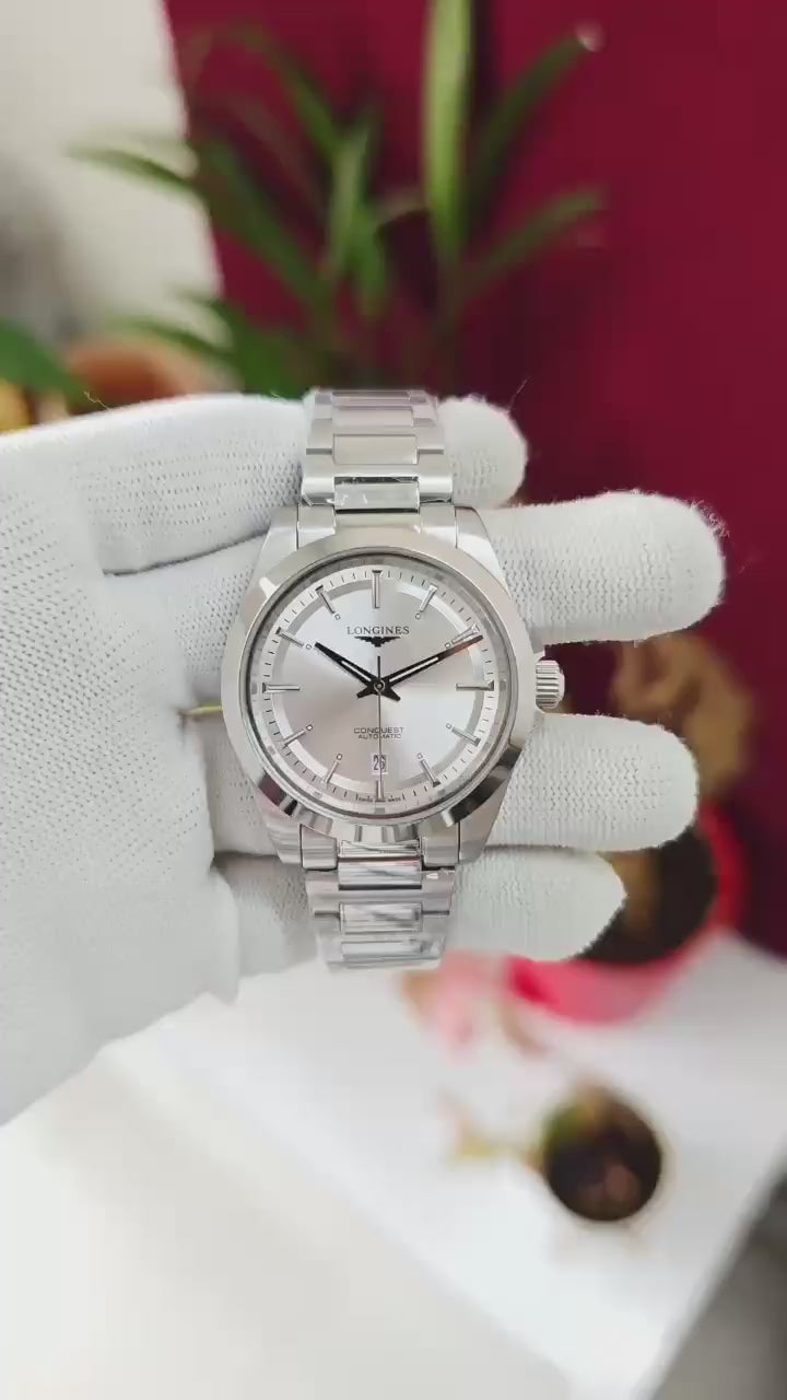 Longines Conquest Legacy White