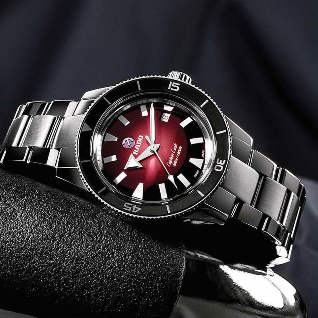 Rado captain cook Burgundy - ZypherPremium