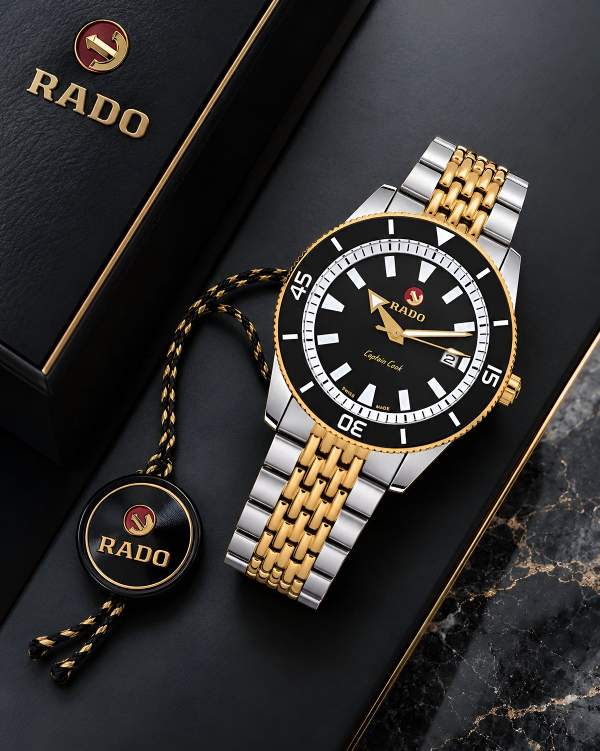 Rado captain cook two-tone - ZypherPremium