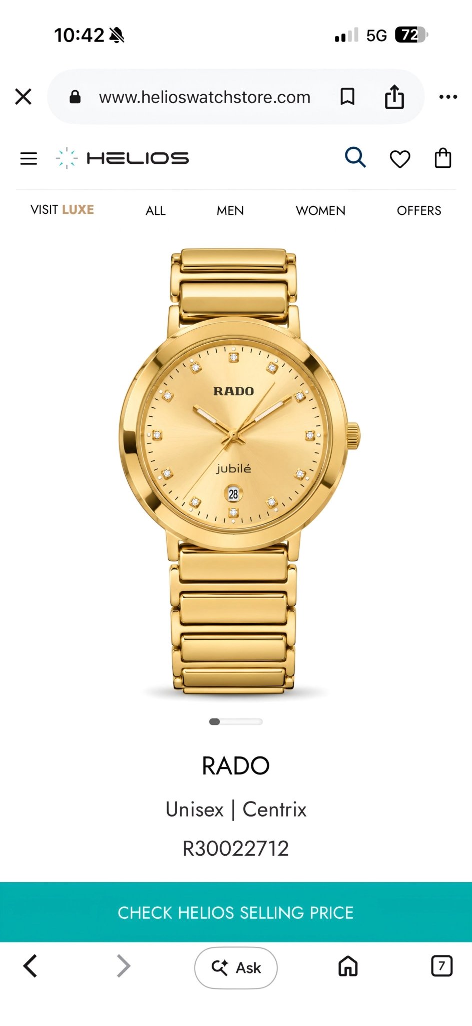 Rado Centrix Jubilé R30022712 - ZypherPremium