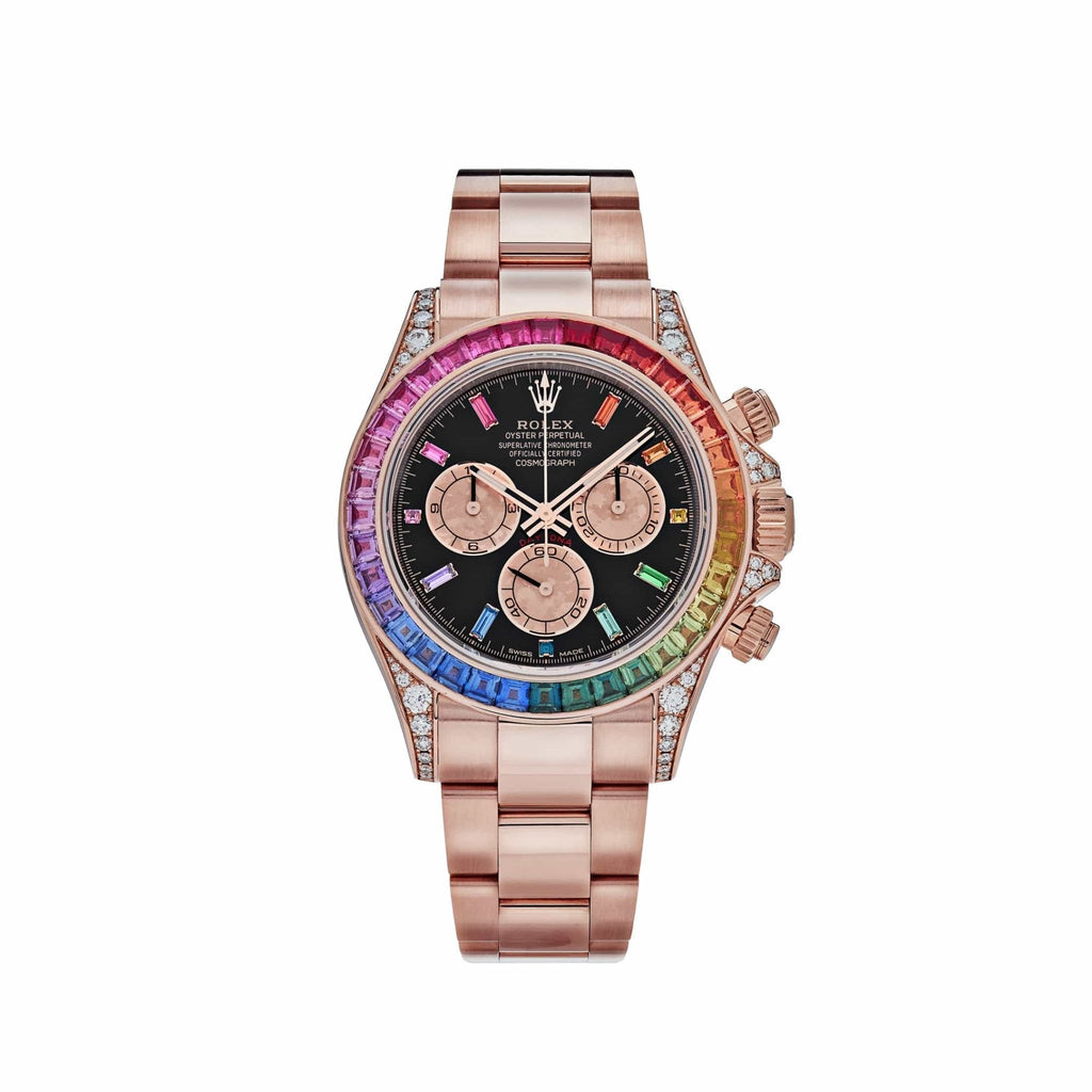 Rolex Cosmograph Daytona Rainbow Rosegold Automatic - ZypherPremium