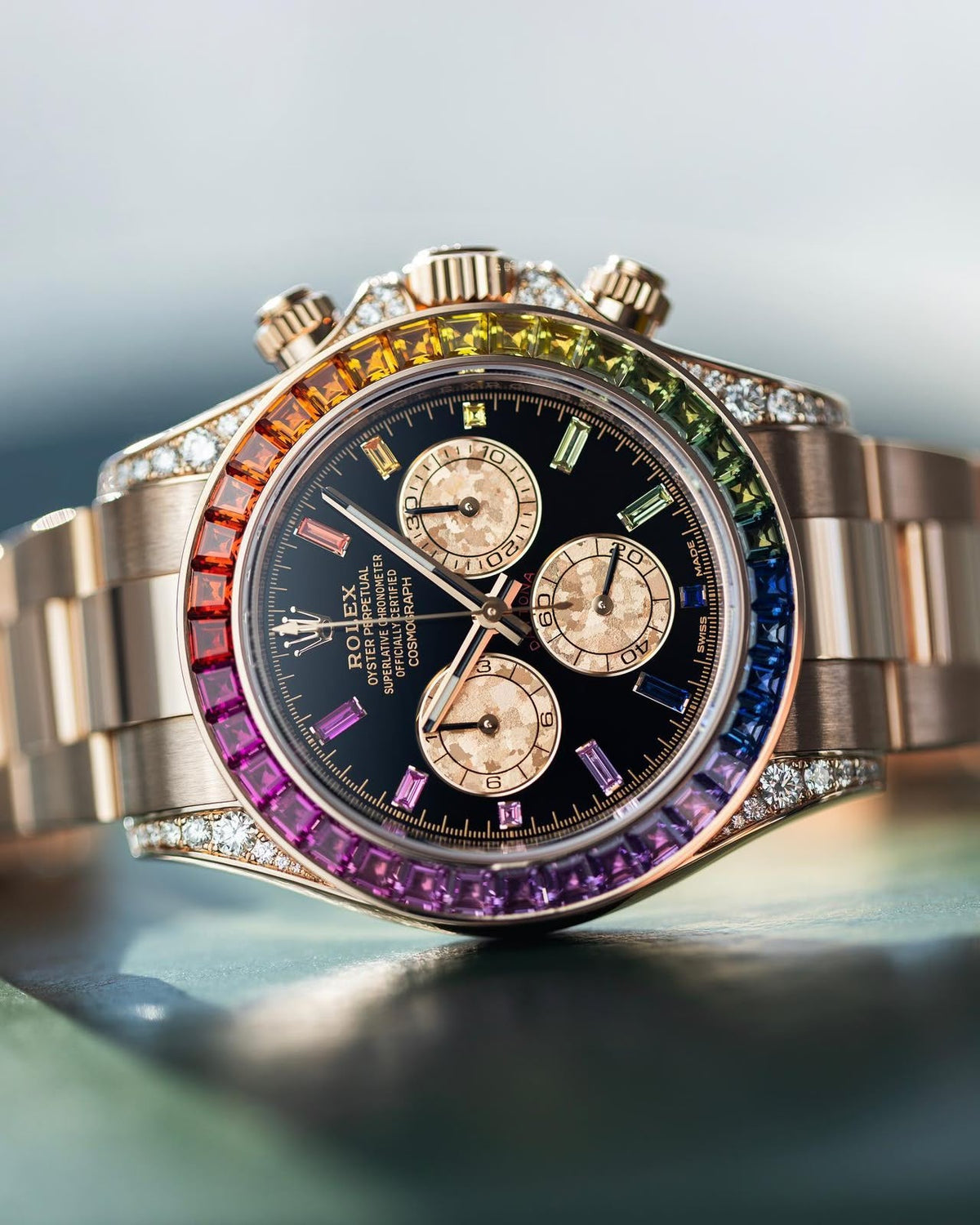 Rolex Cosmograph Daytona Rainbow Rosegold Automatic - ZypherPremium