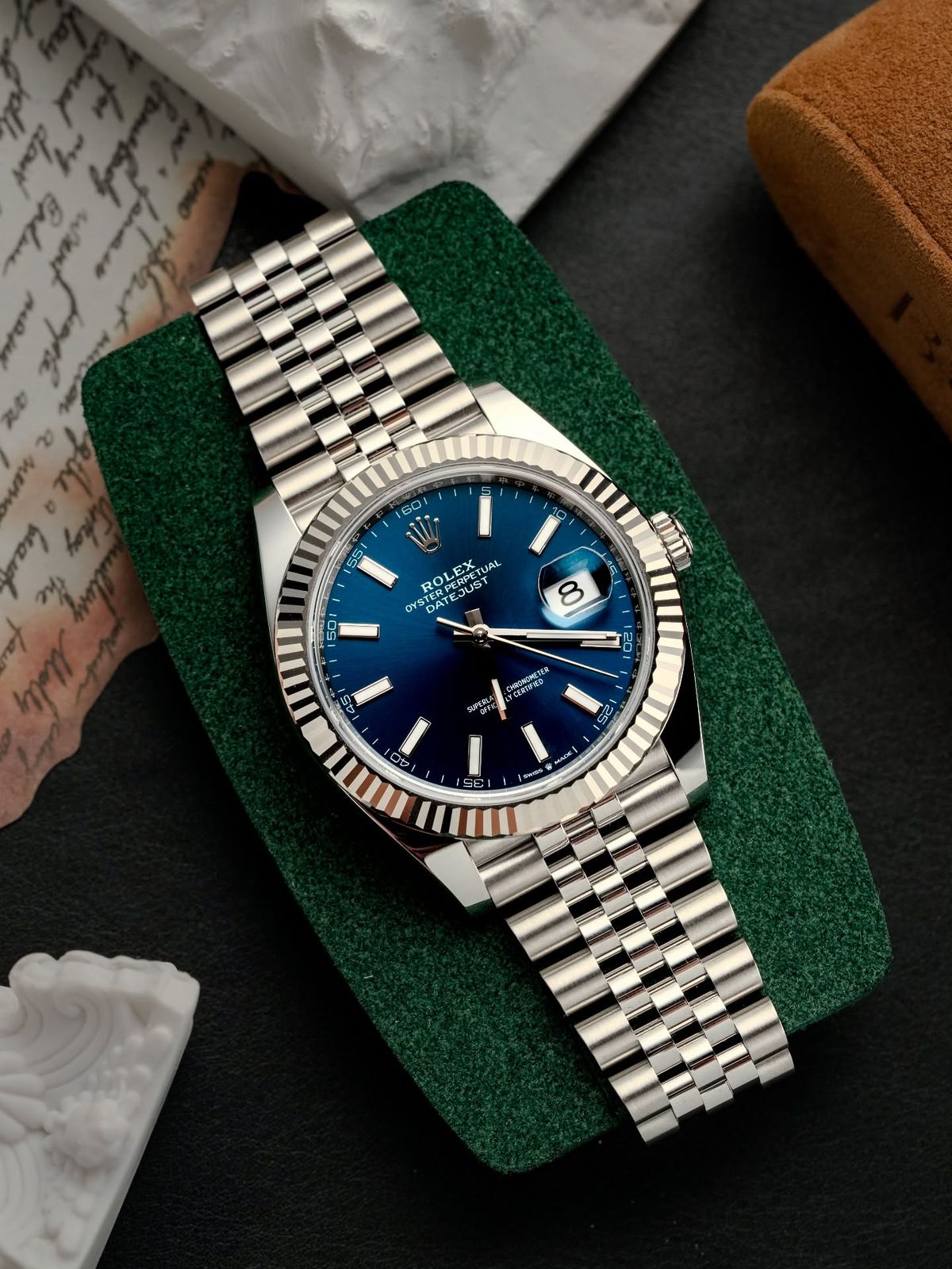 Rolex Date-just oyster Blue - ZypherPremium