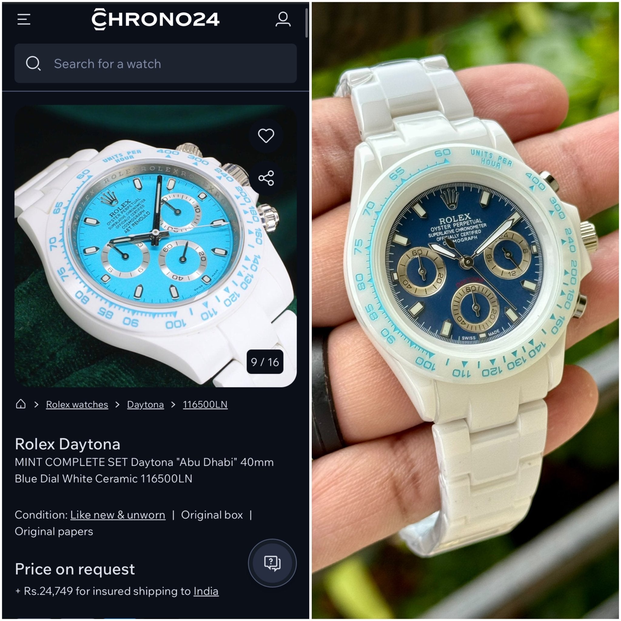 Rolex daytona Ceramic - ZypherPremium