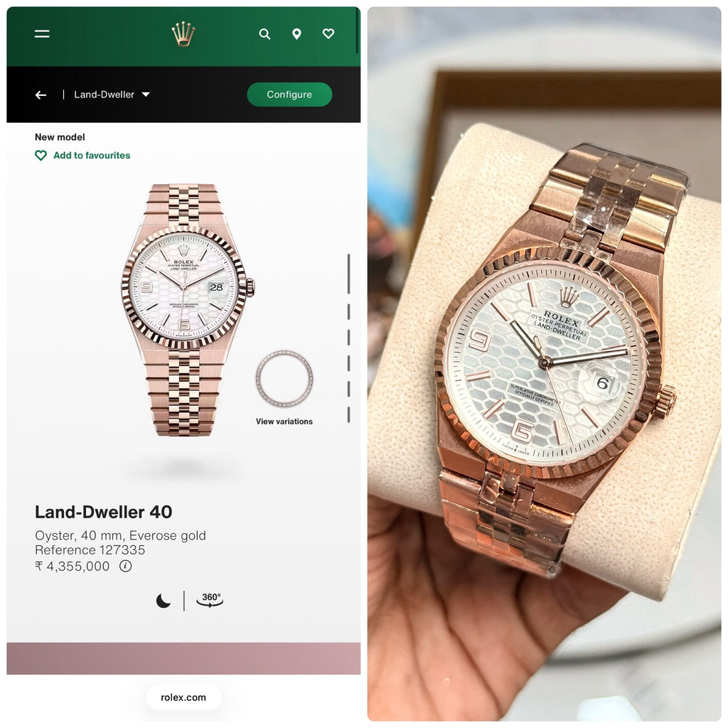 Rolex Land-Dweller rosegold - ZypherPremium