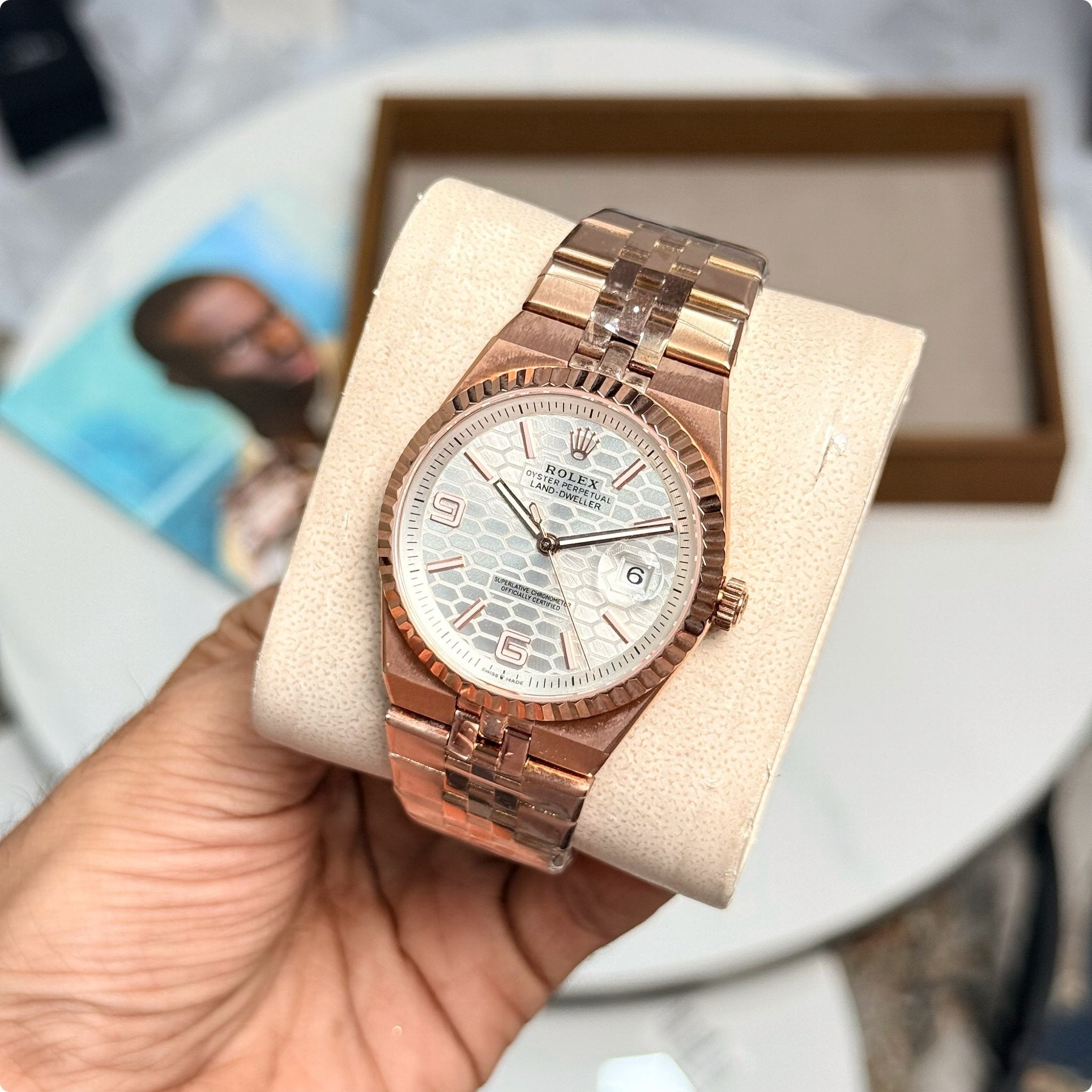 Rolex Land-Dweller rosegold - ZypherPremium