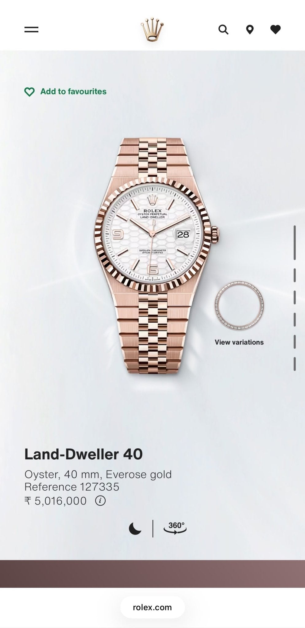 Rolex Land-Dweller rosegold - ZypherPremium