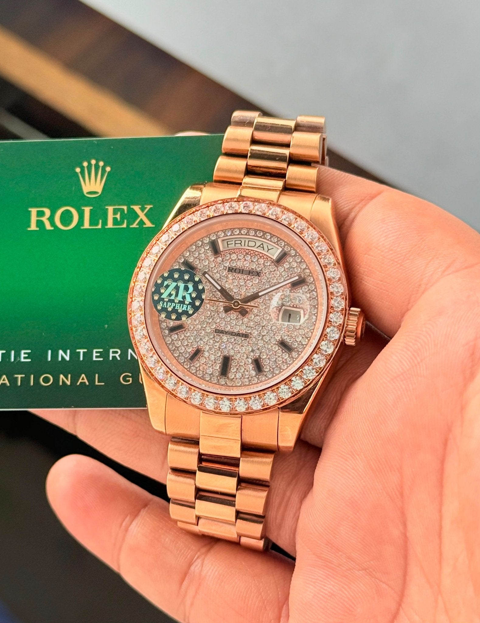 Rolex oyster-perpetual Rosegold - ZypherPremium