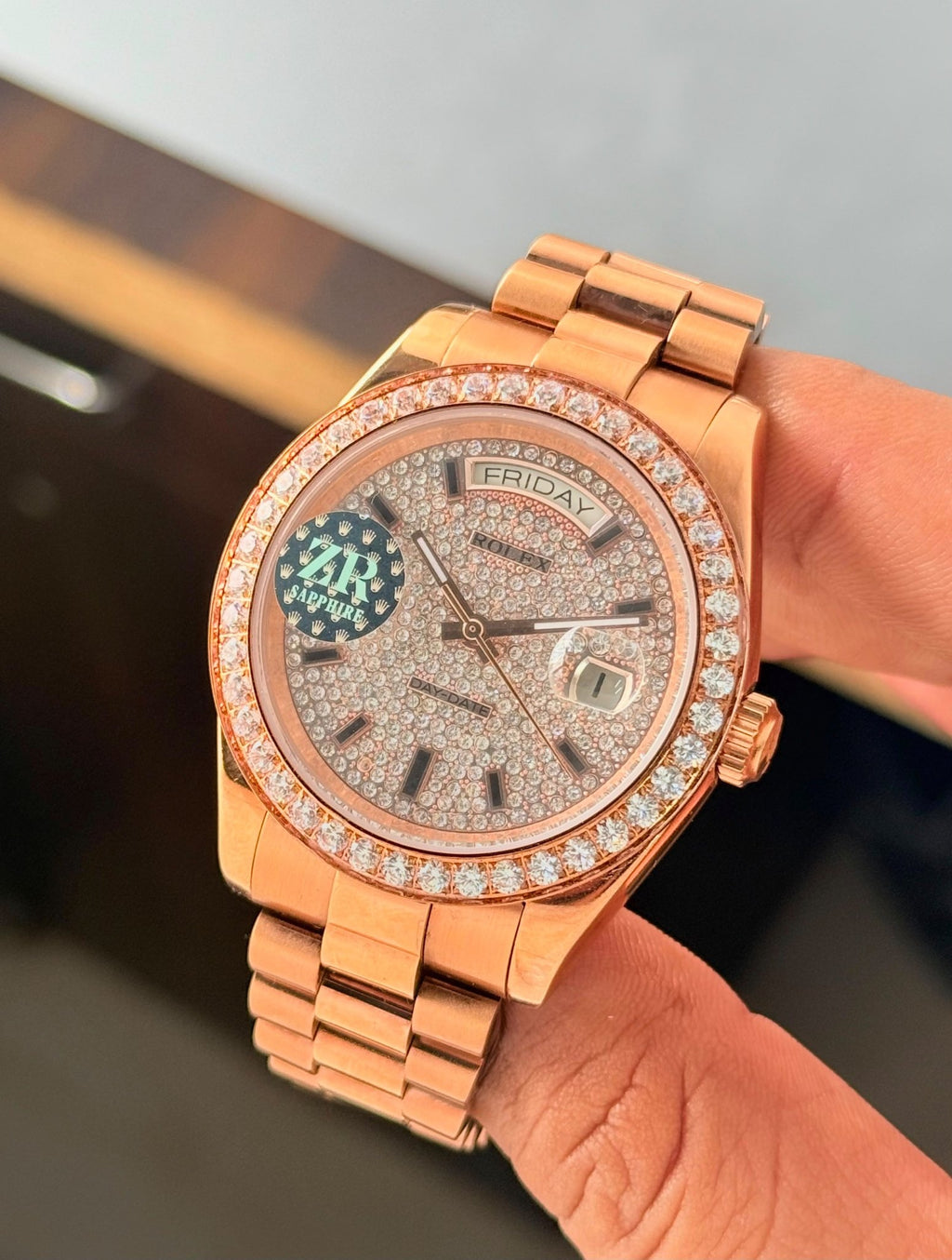 Rolex oyster-perpetual Rosegold - ZypherPremium