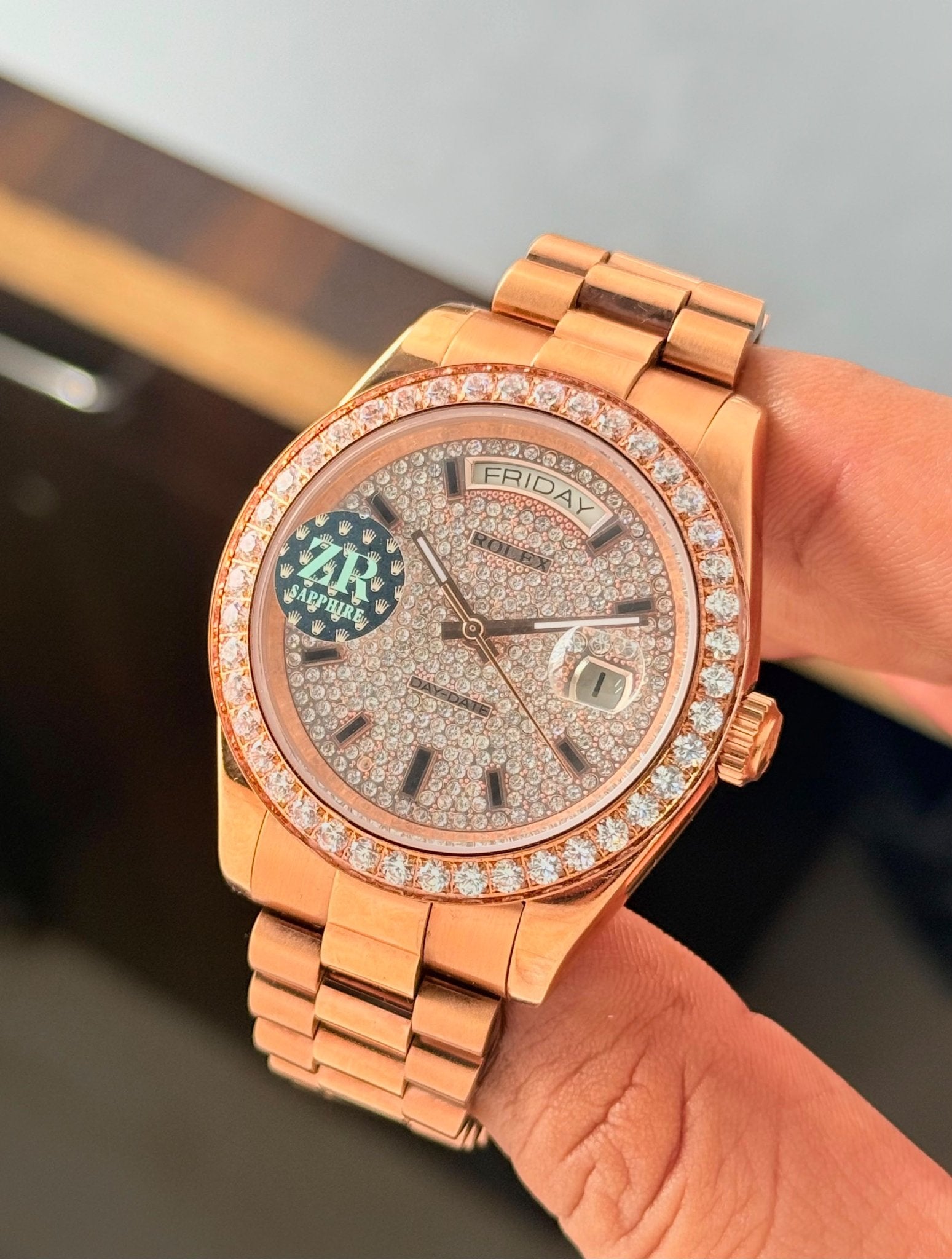 Rolex oyster-perpetual Rosegold - ZypherPremium